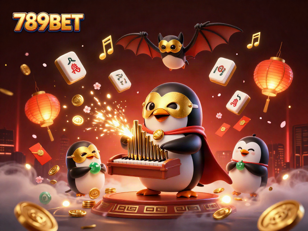 Experience dynamic gaming excitement with 789BET showcased in a vibrant 3D casino scene.