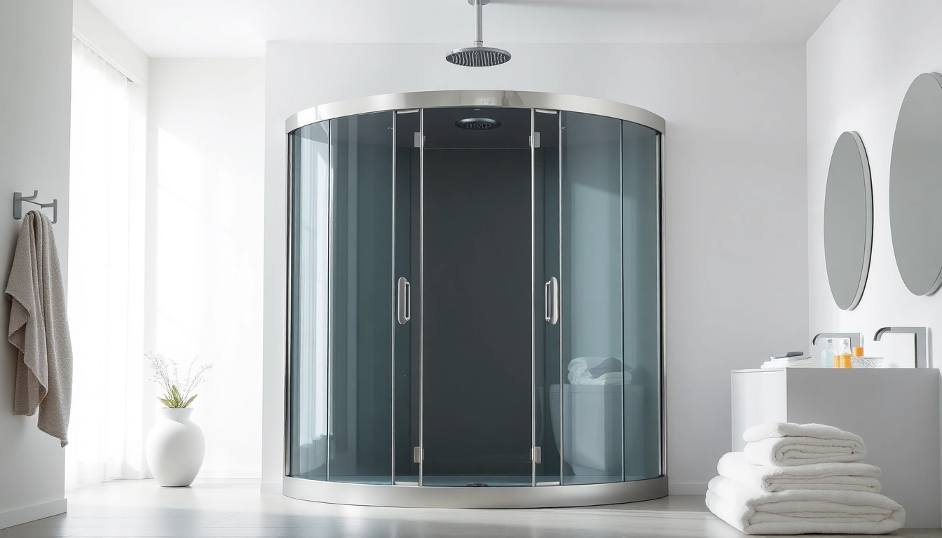 Erforschen Sie die stilvolle sonni Duschkabine 100x100 im modernen Badezimmer mit eleganten Details.