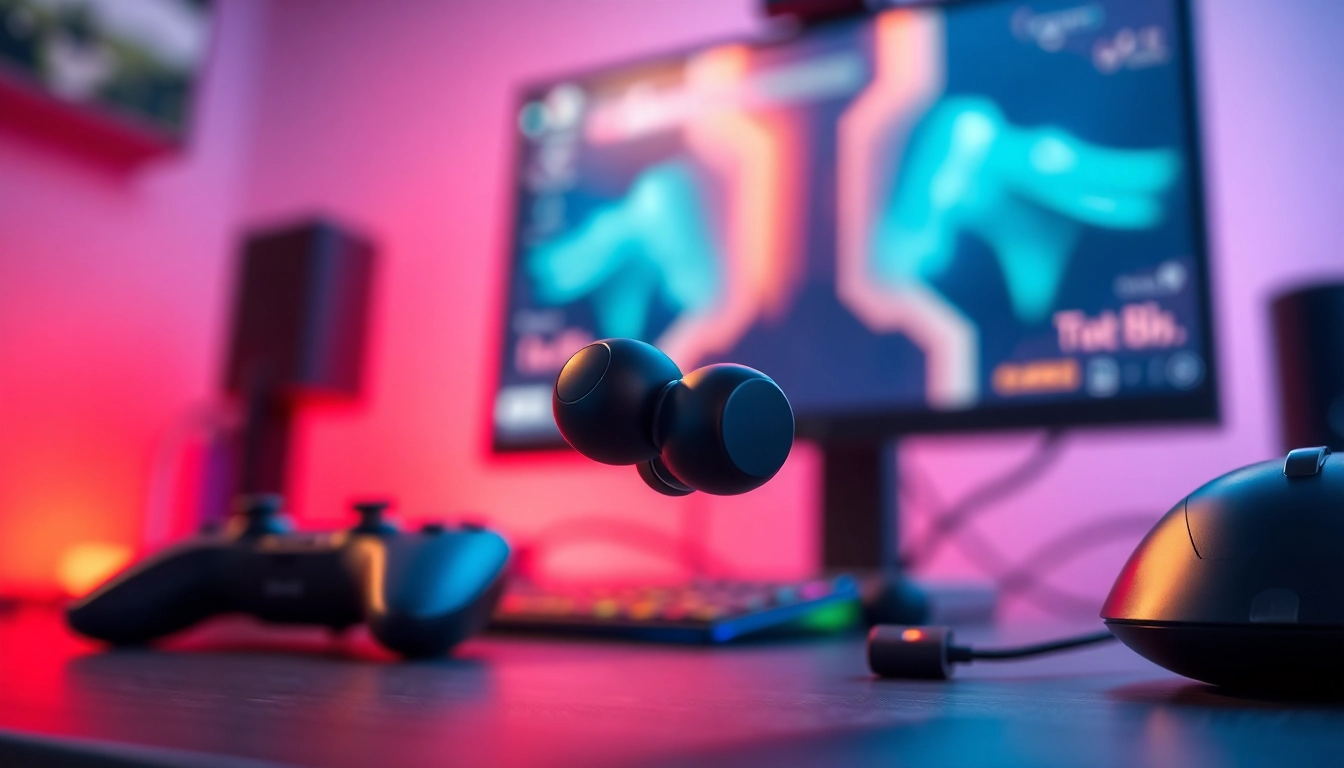 Experience immersive sound with PRO60 Gaming Earbuds, designed for gamers seeking high-quality audio.