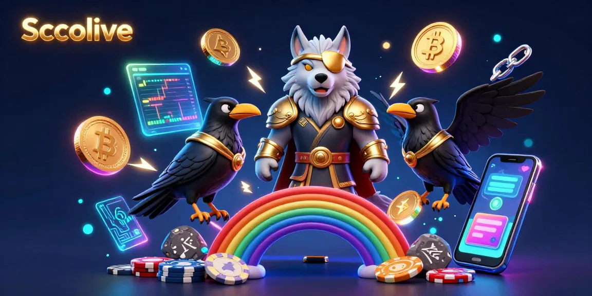 Socolive showcases Odin and ravens amidst a vibrant 3D casino world, bridging sports betting with vibrant graphics.