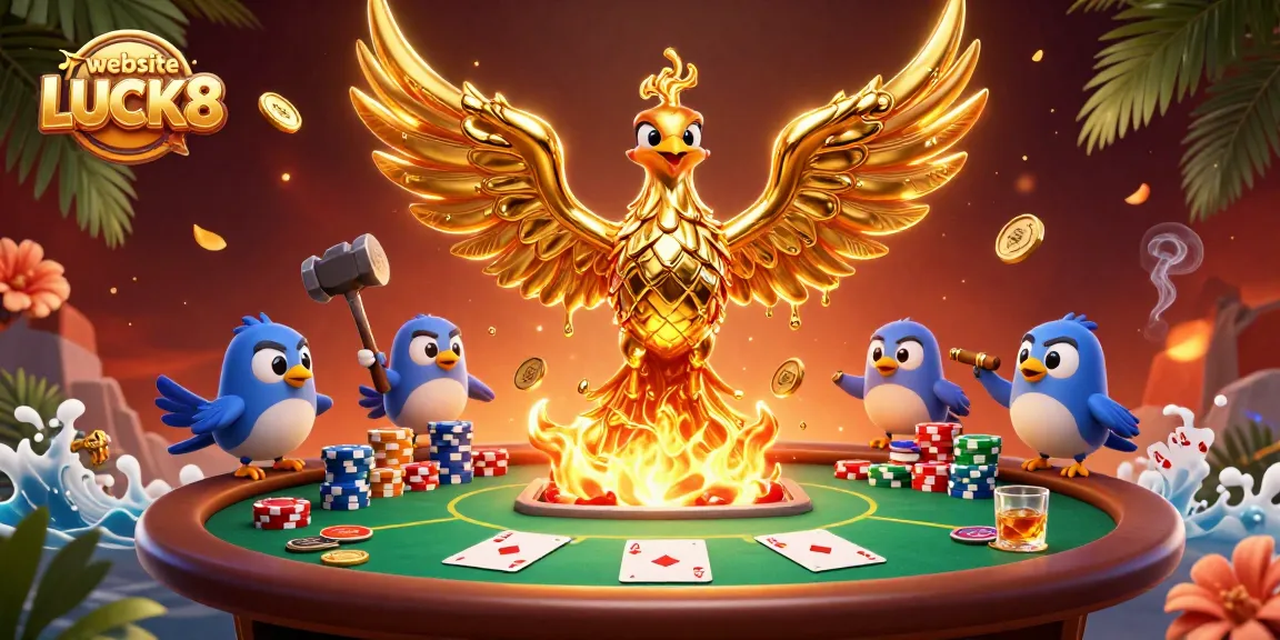 Experience the thrills on the website LUCK8 with molten gold, poker games, and rich casino visuals.