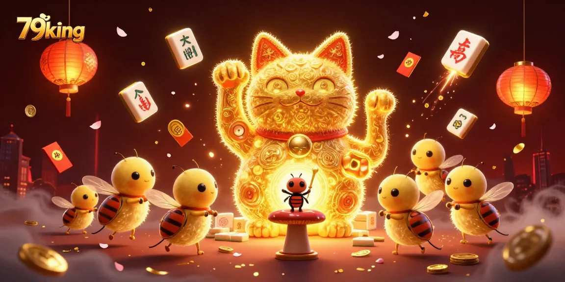 Engage with 79king's exciting gambling experience using vibrant casino-themed visuals.
